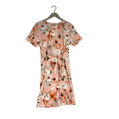 Kaiko t-shirt belted dress, peach blush | woman M