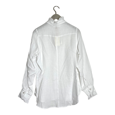 Bypias linen button up blouse, white | woman M