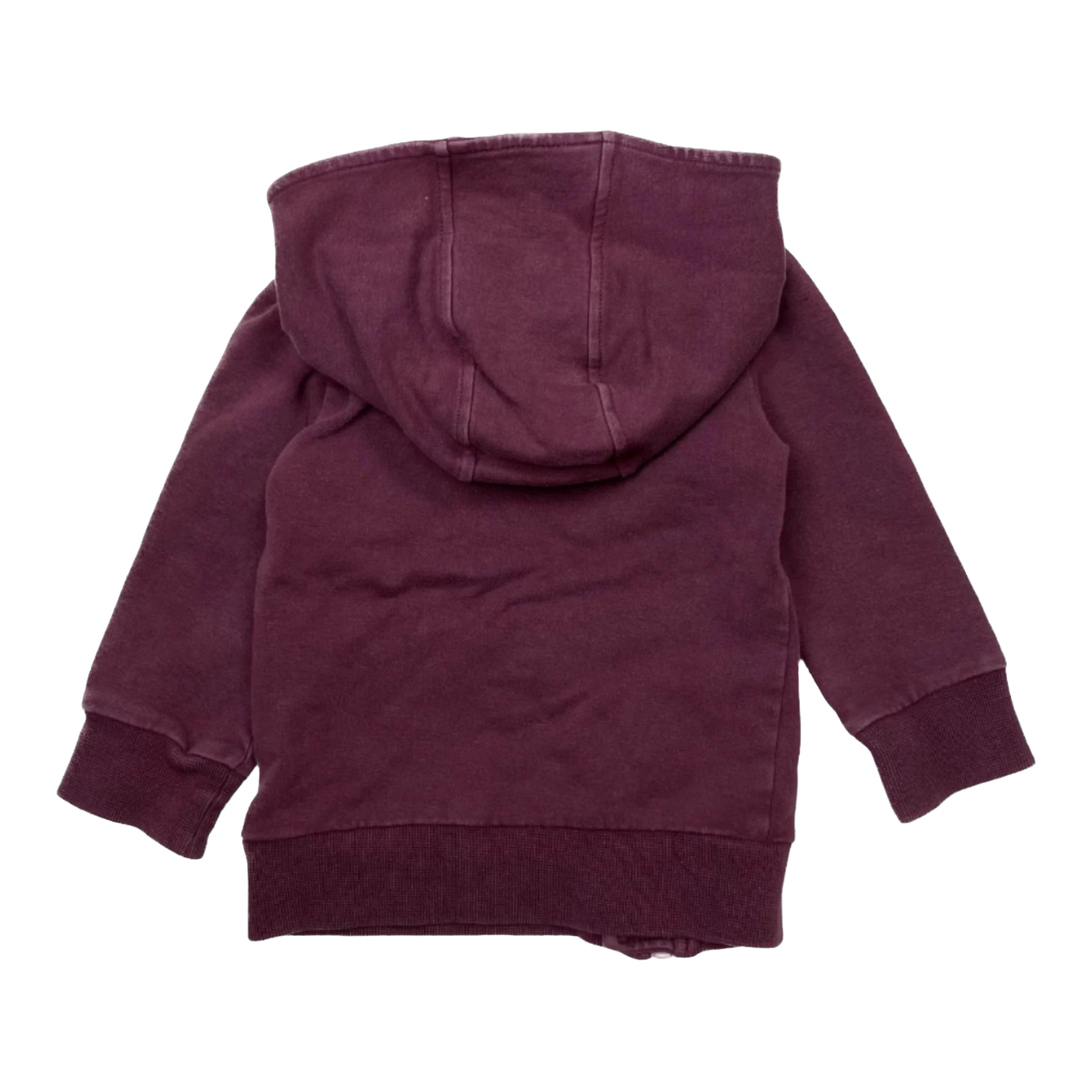 Gugguu zipper hoodie, wine | 74cm