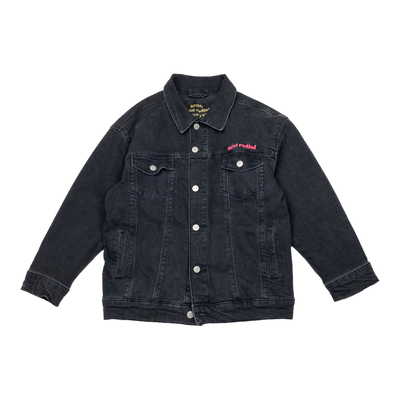 Mini Rodini denim jacket, jet | 128/134cm