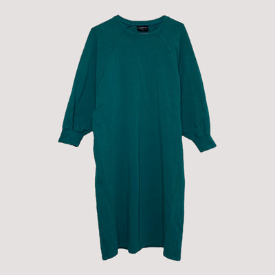 sweat dress, teal | women M