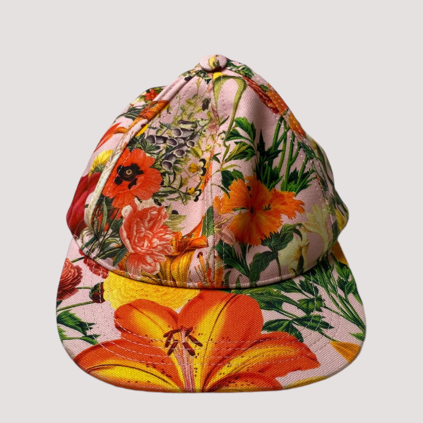 summer cap, flowers | 5-6y