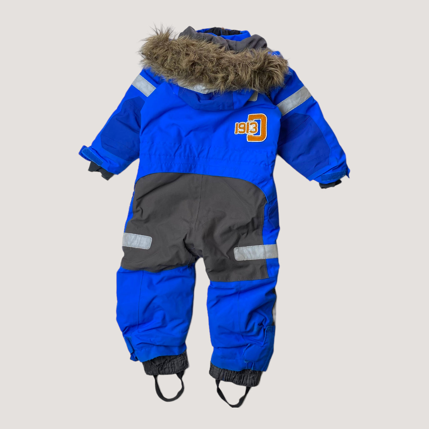 Didriksons theron winter overall, blue | 80cm