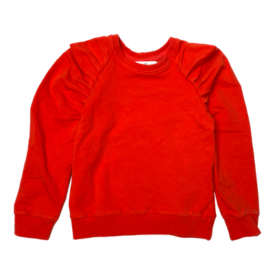 Gugguu sweatshirt, red | 104cm