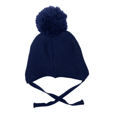 Metsola merino wool beanie, midnight blue | 1-2y
