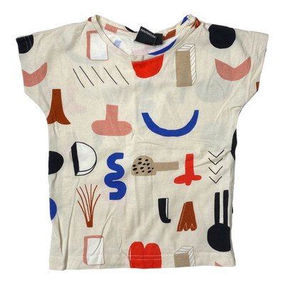 Papu t-shirt, geometrical | 86/92cm
