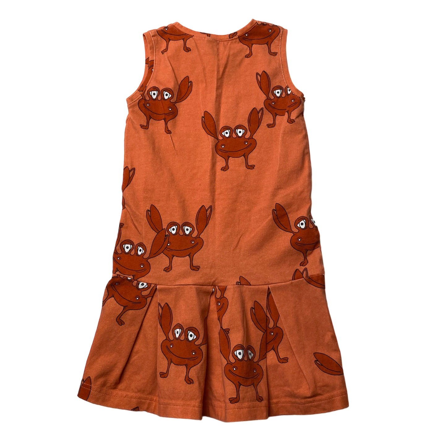 Blaa sleeveless dress, crab | 98/104cm