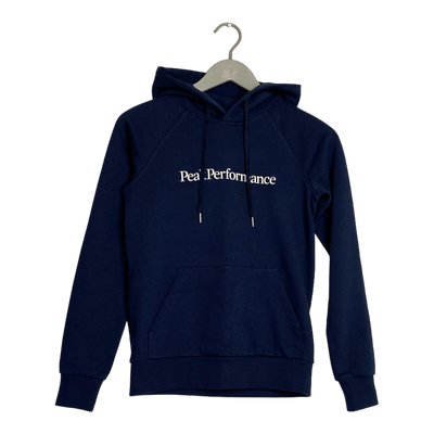 Peak Performance zip hoodie, midnight blue | woman XS