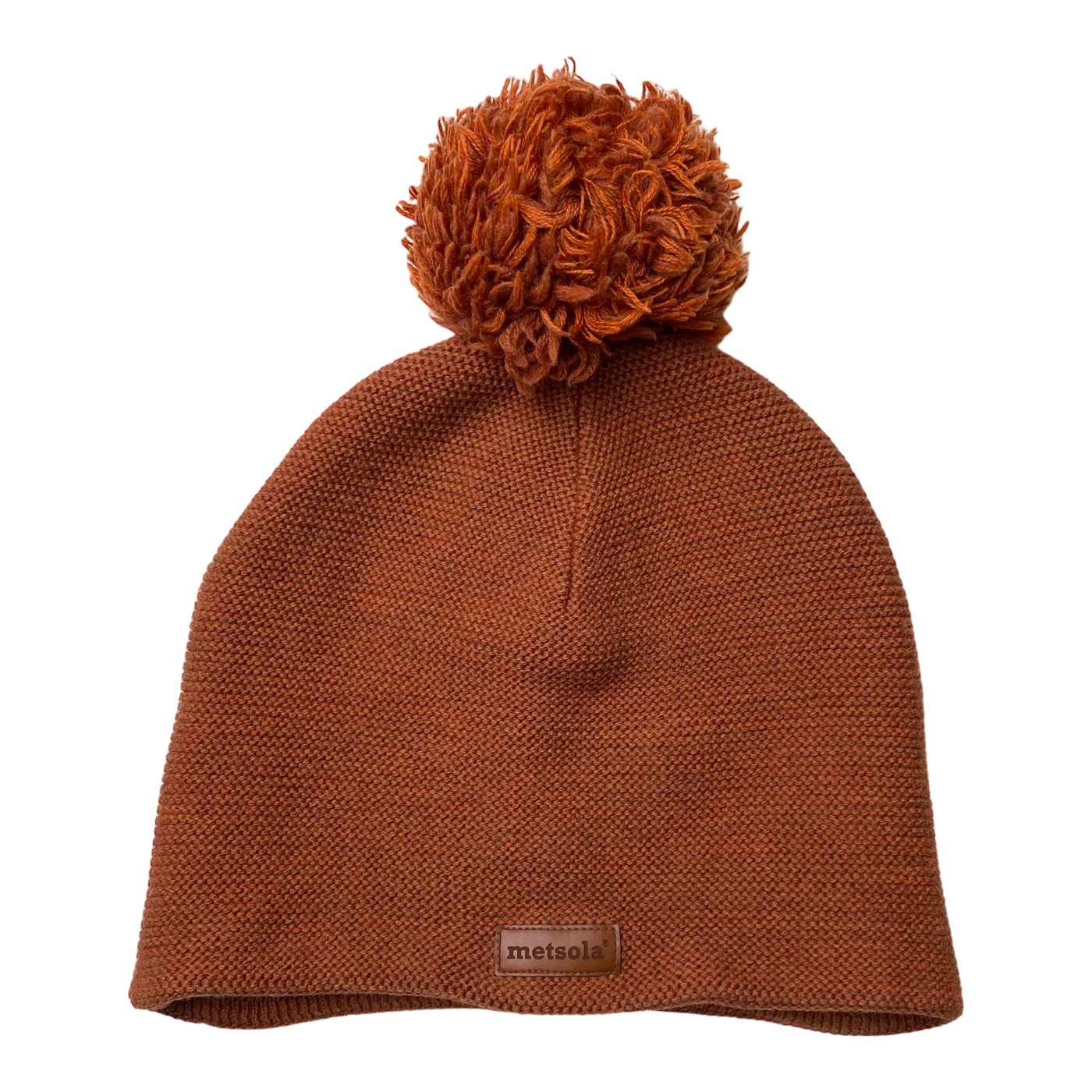 Metsola merino wool beanie, brown | adult onesize