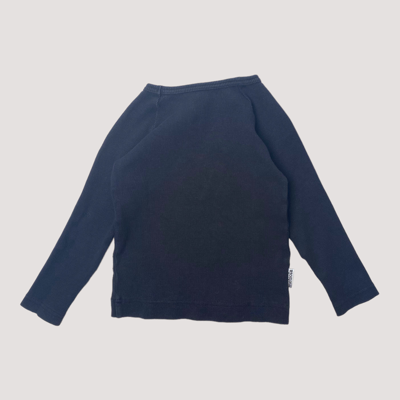 rib shirt, black | 92cm