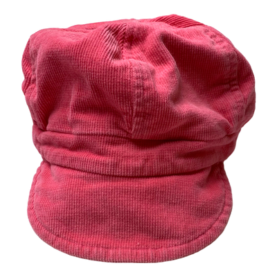 Metsola corduroy cap, hot pink | 50/52cm
