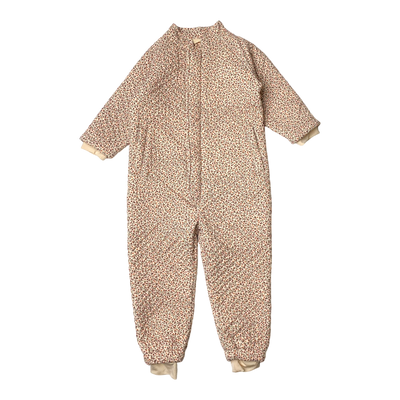 Konges Sløjd quilted midseason overall, flowers | 18m