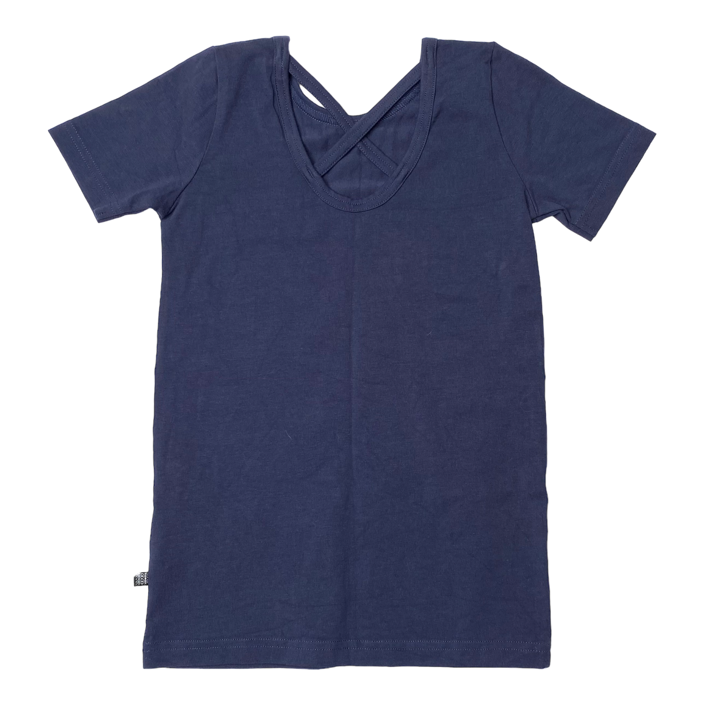 Kaiko cross t-shirt, midnight blue | 128cm