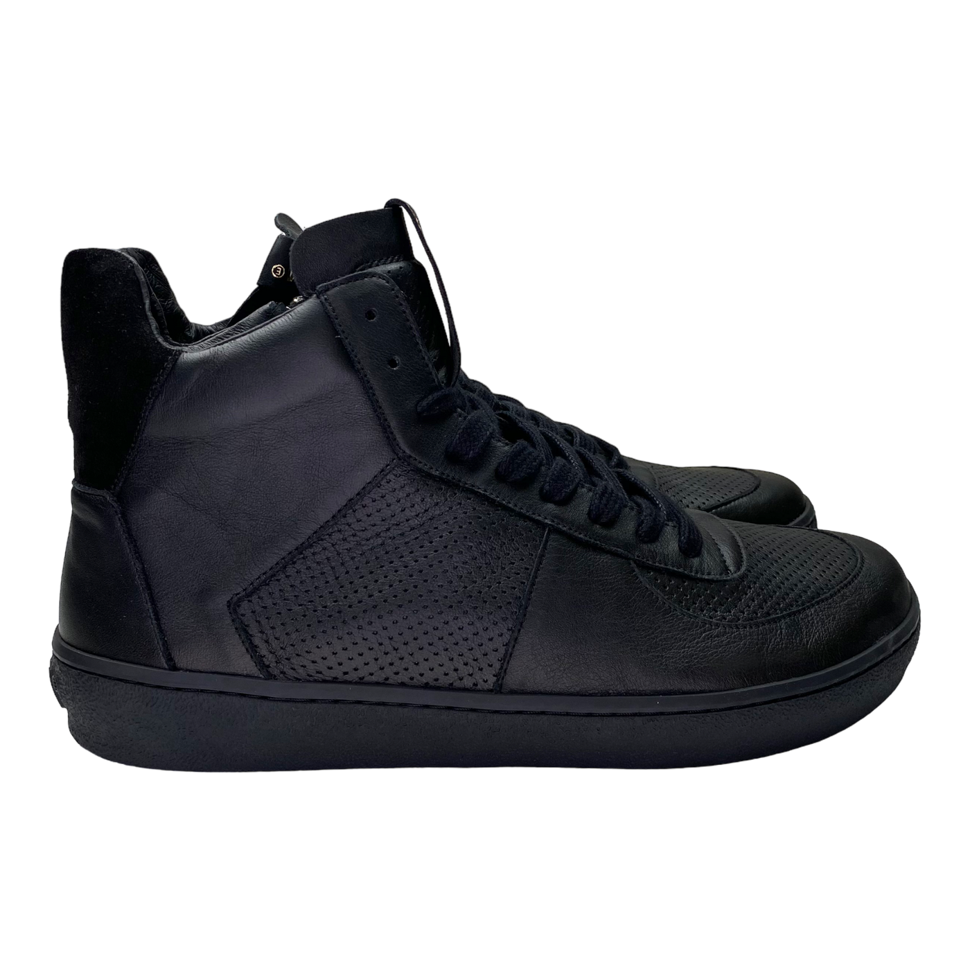 VIBAe Berlin bio leather sneakers, black | 48