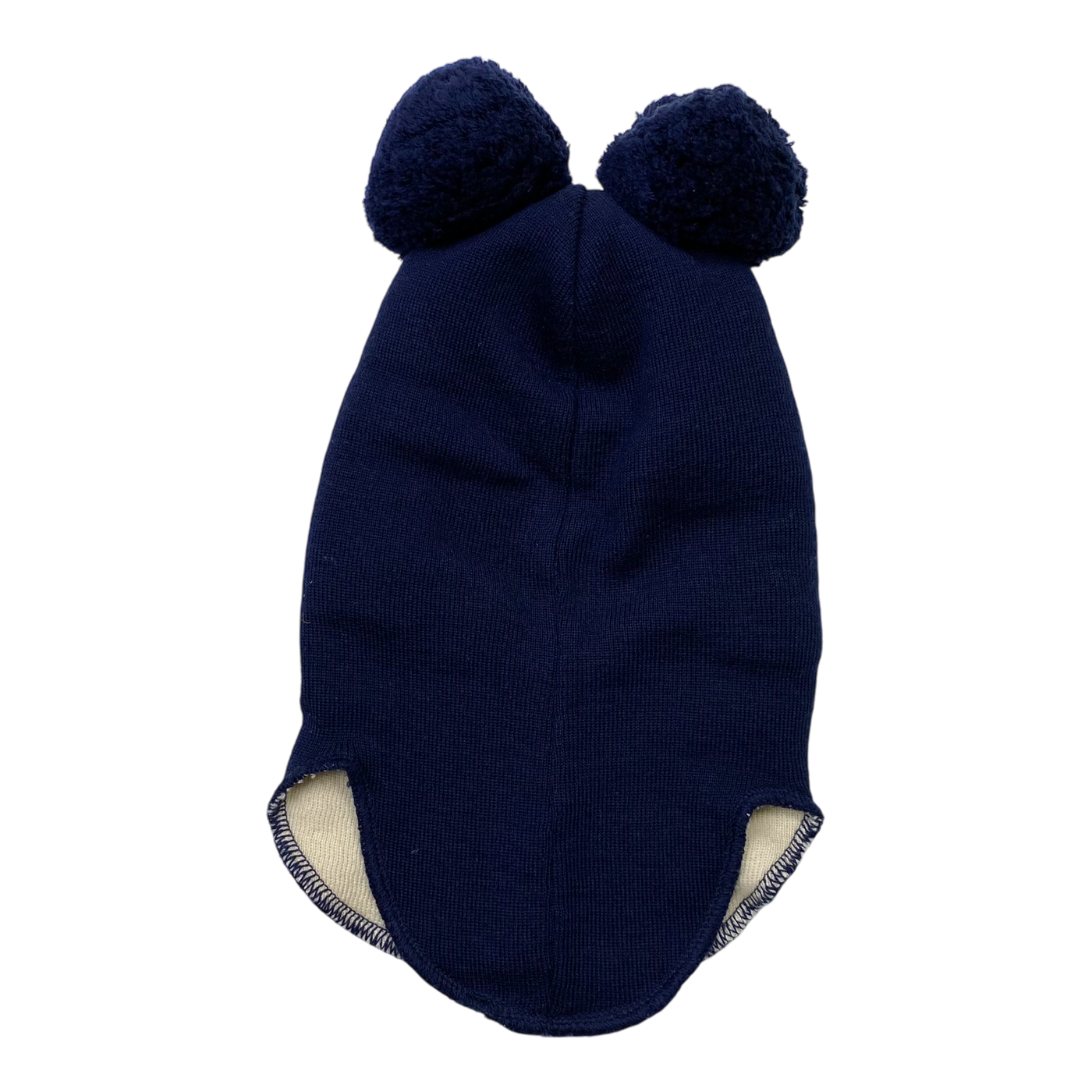 Gugguu merino pom balaclava, midnight blue | 2-4y