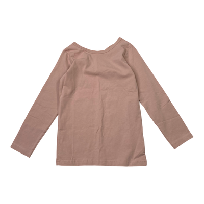 Kaiko cross shirt, peach | 110/116cm