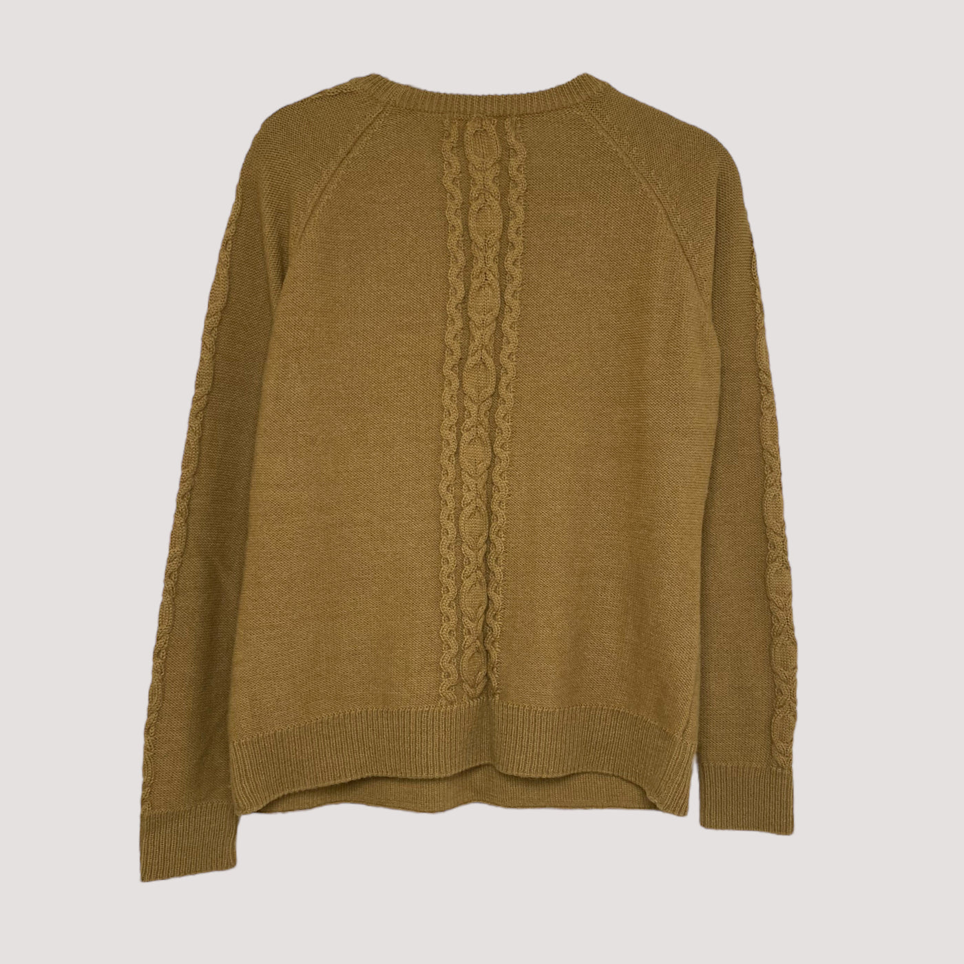 alpaca sweater, brown | women M