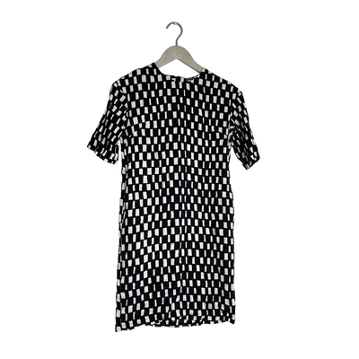 Marimekko Ester Noppa dress, black & white | woman XS