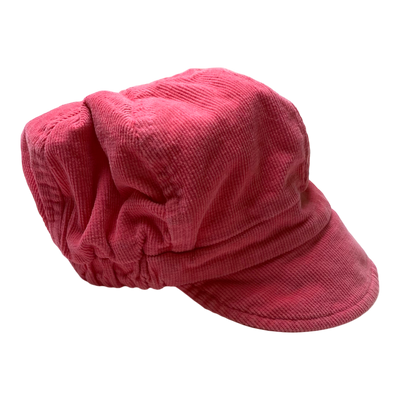 Metsola corduroy cap, hot pink | 50/52cm