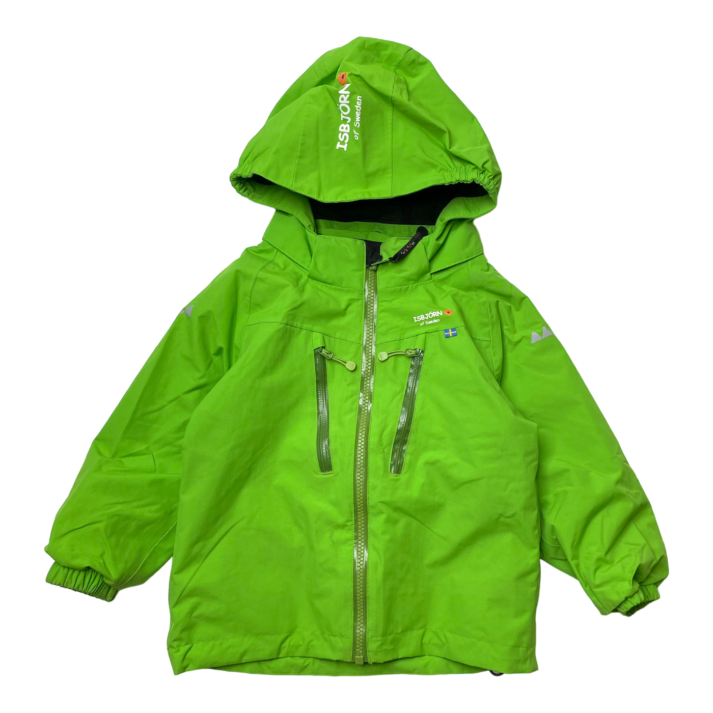 Isbjörn halton jacket, lime green | 86/92cm