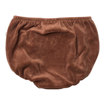 Mainio velour bloomers, chocolate | 86/92cm