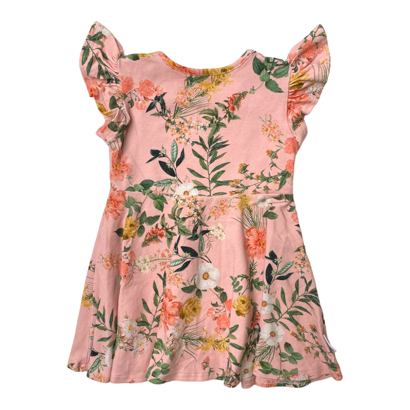 Metsola frill dress, flowers | 86/92cm