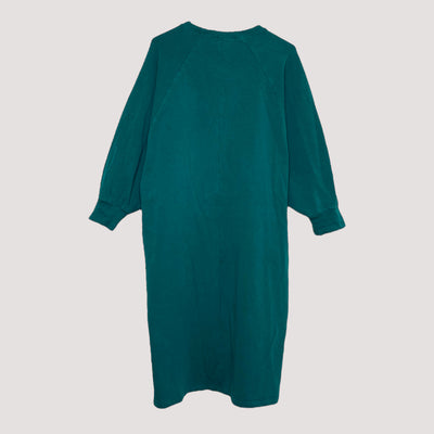 sweat dress, teal | women M