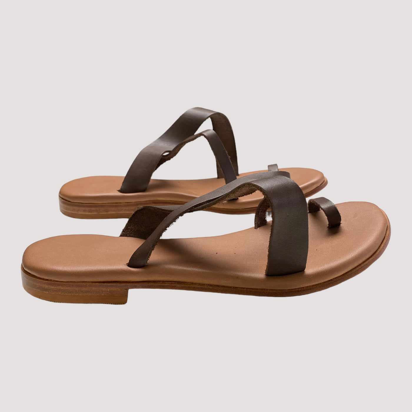Carla sandals, coffee | 38