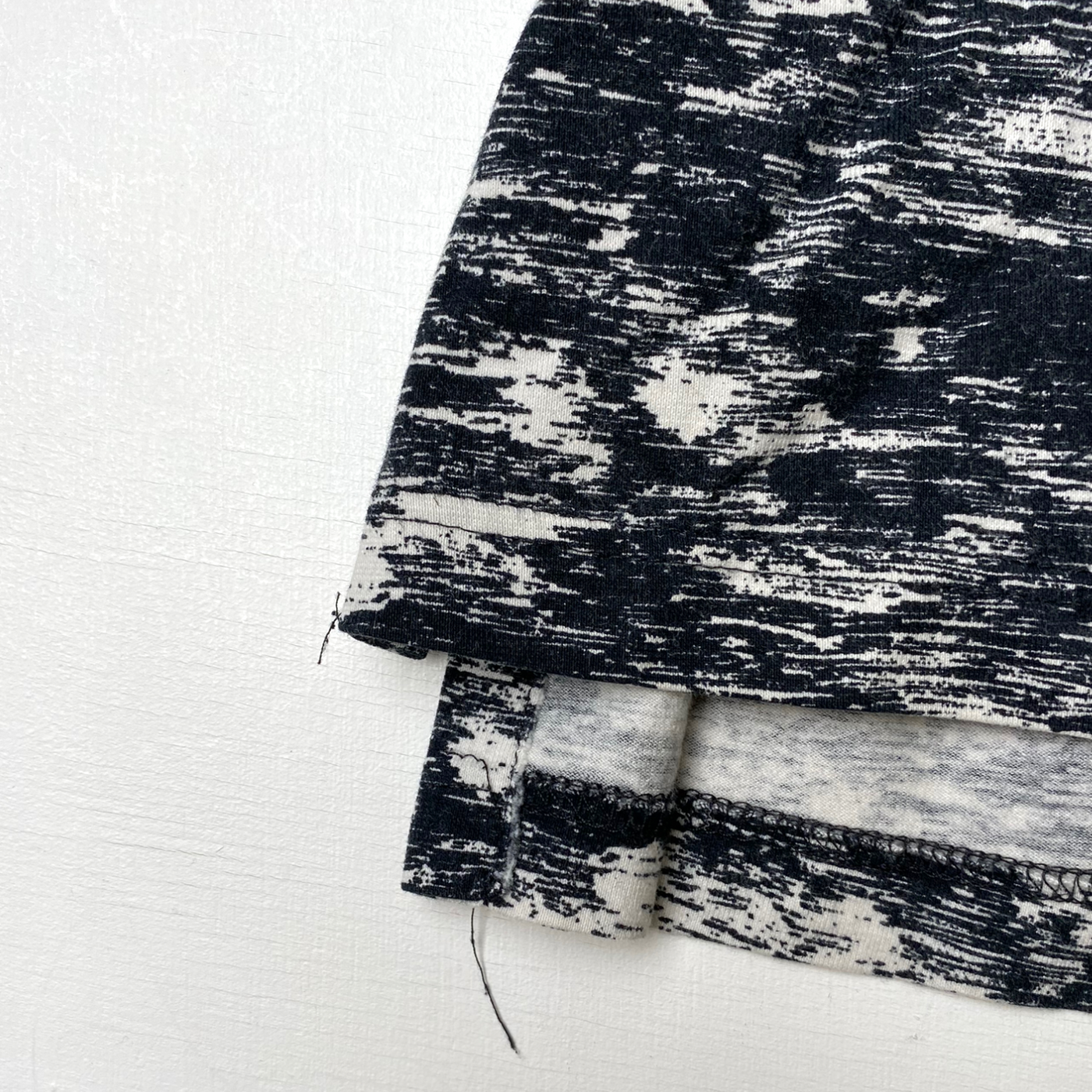 Papu collar dress, white/black | 146/152cm