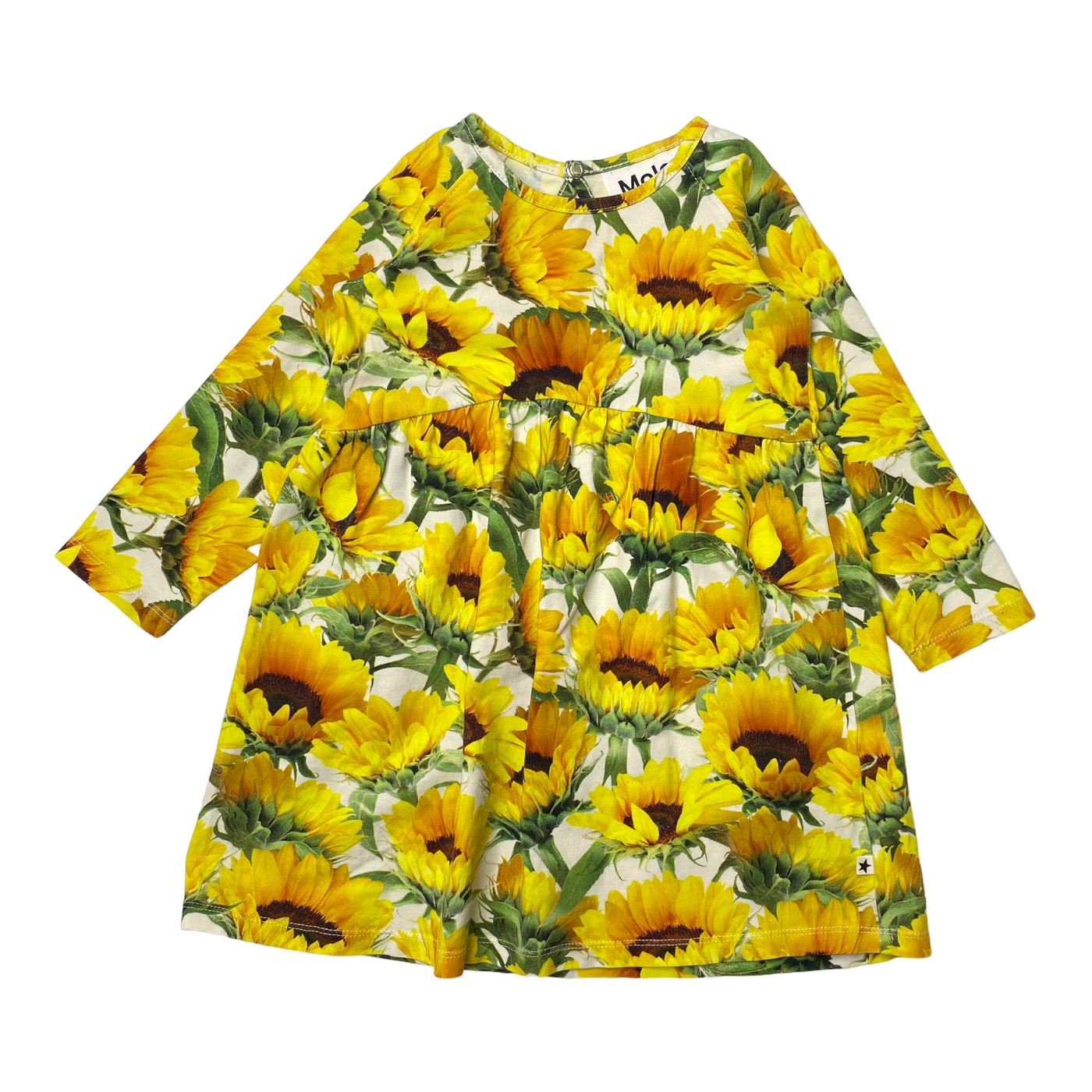 Molo dress, sunflower fields | 86cm
