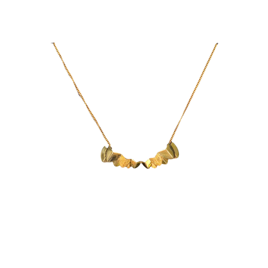 CU jewellery Roof big necklace, gold