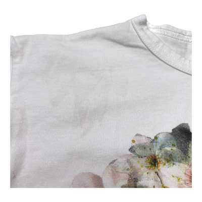 Kaiko t-shirt, flower | 86/92cm