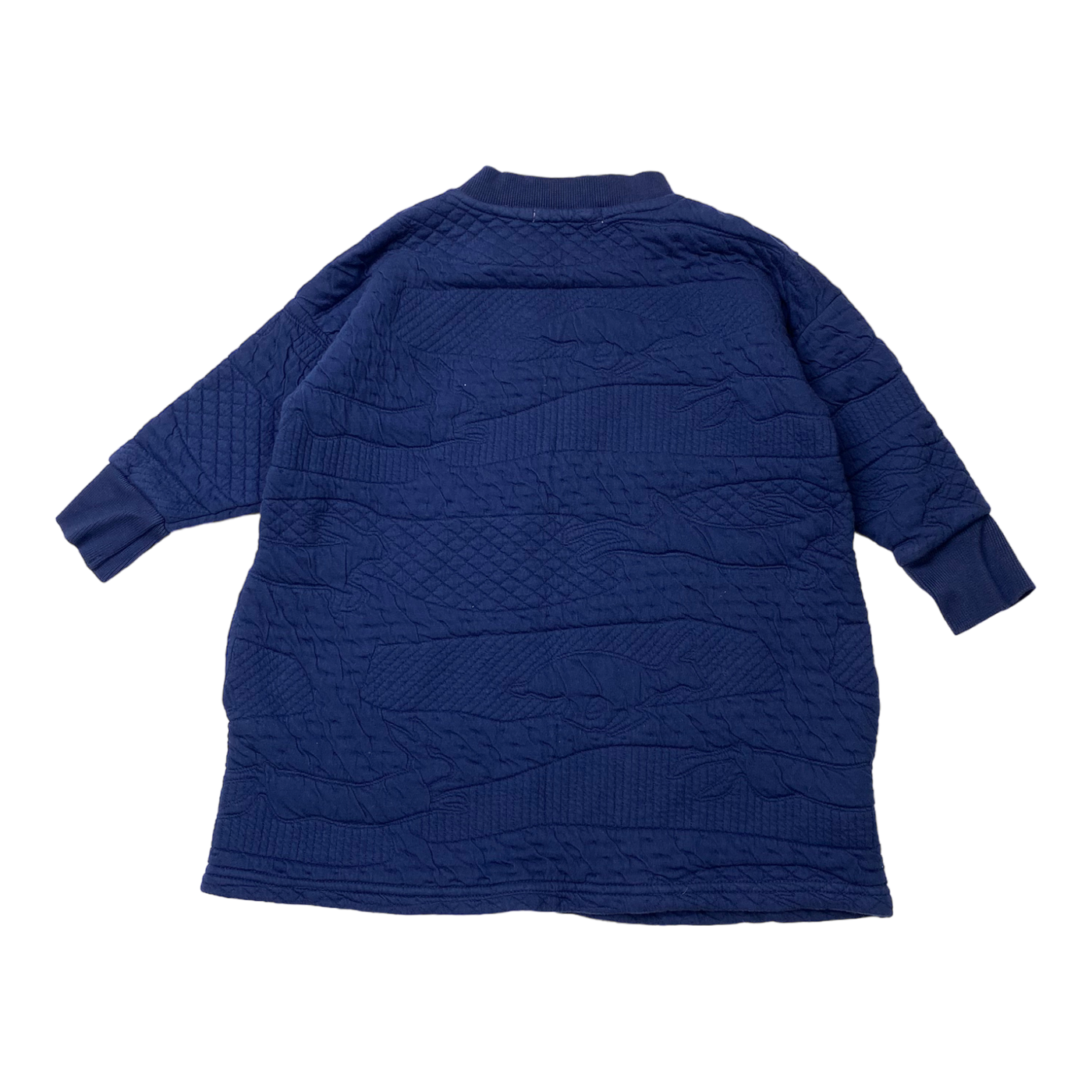 Bobo Choses sweat dress, midnight blue | 2-3y