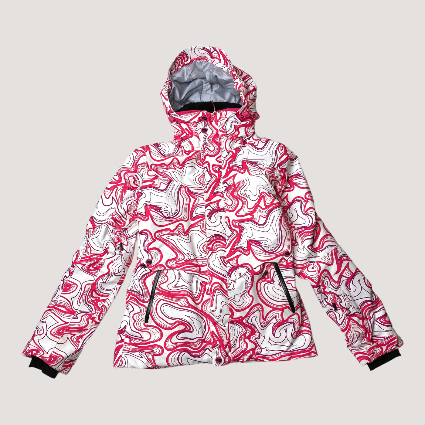 Halti ski jacket, raspberry/white | woman 38