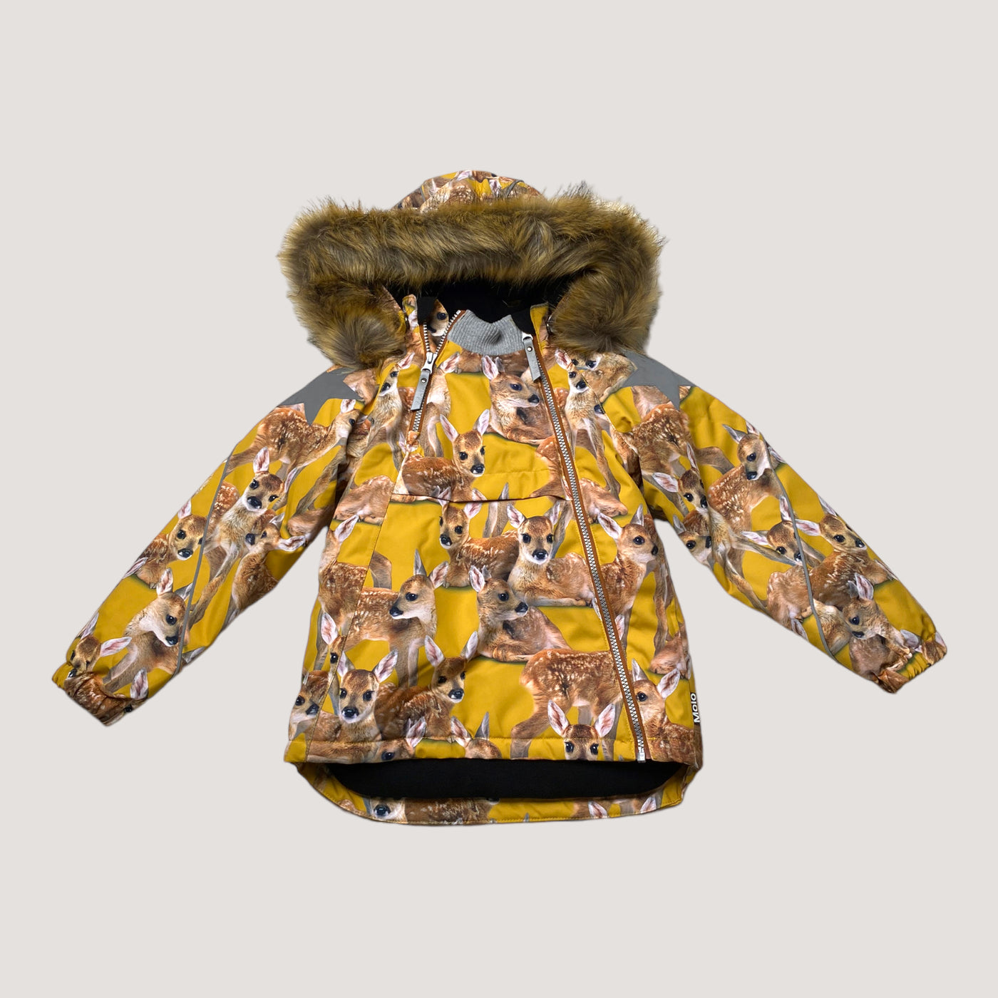 Molo hopla fur winter jacket, bambi | 122cm