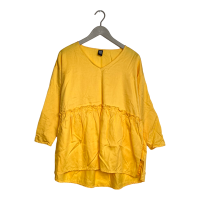 Kaiko flowy blouse, yellow | woman S