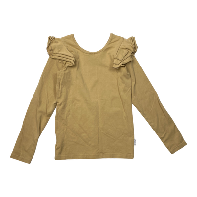 Gugguu frill shirt, amber | 134cm