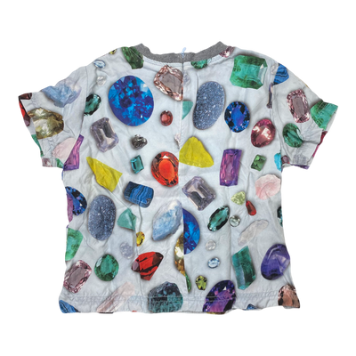 Molo woven t-shirt, diamonds | 92/98cm