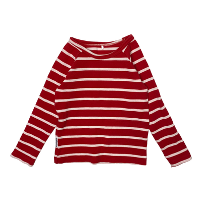 Metsola rib shirt, stripes | 92cm