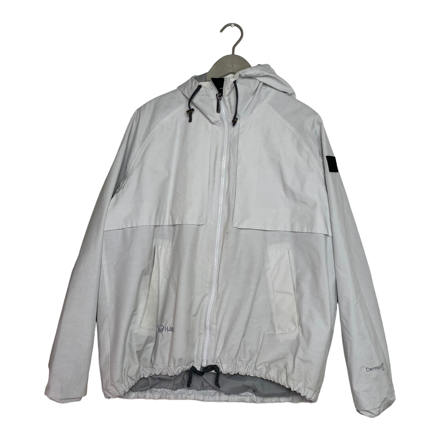 Halti liuska windbreaker jacket, white | woman 44