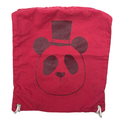 Mini Rodini canvas bag, panda | 34x29cm
