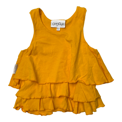 Gugguu frill tank top, amber | 80cm