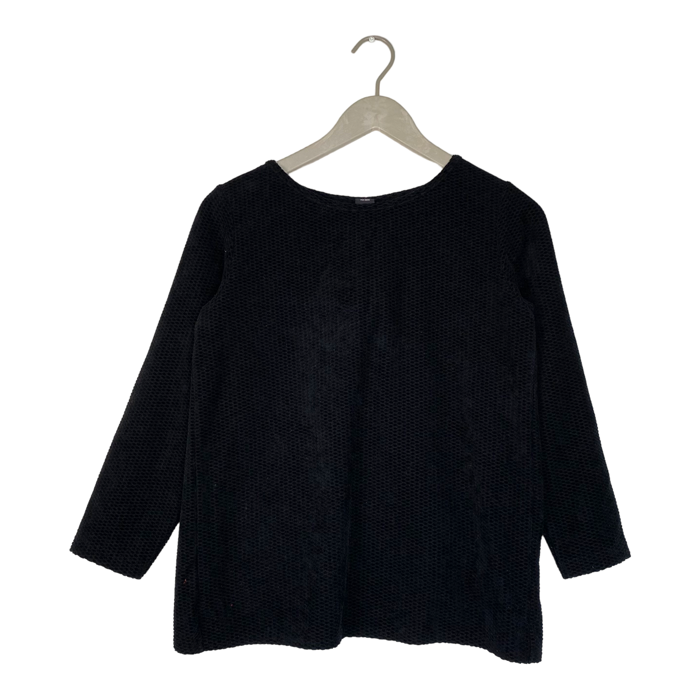 Yo Zen wrap back shirt, black | woman XS/S