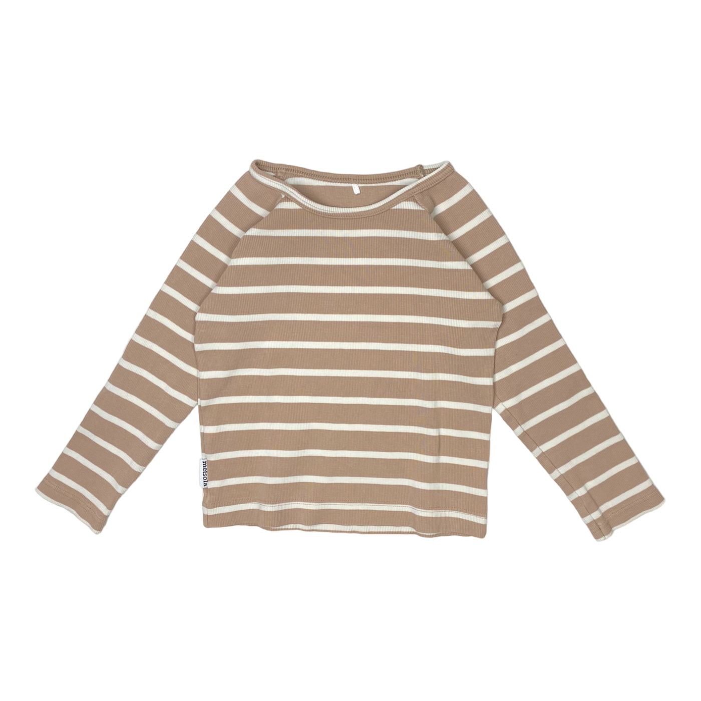 Metsola rib shirt, stripes | 104cm