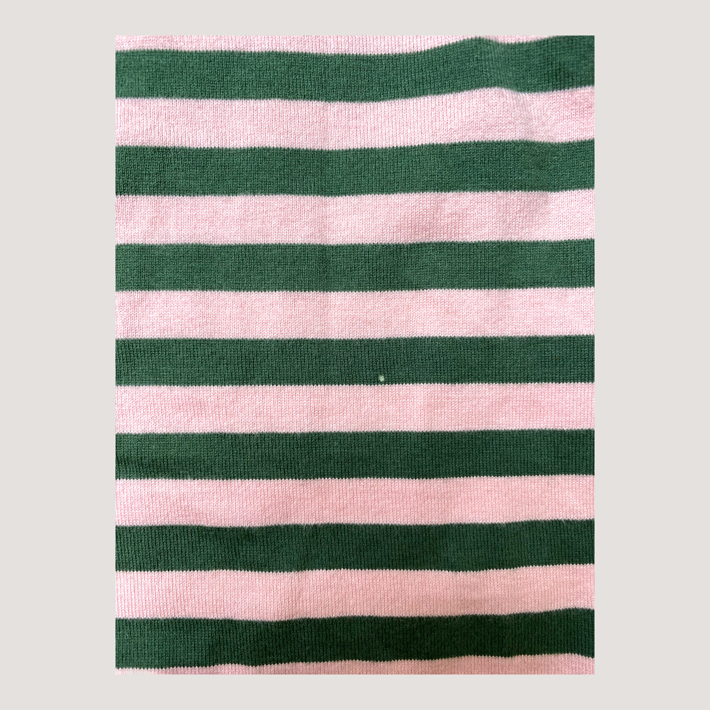 Marimekko stripe shirt, forest green & pink | woman XS