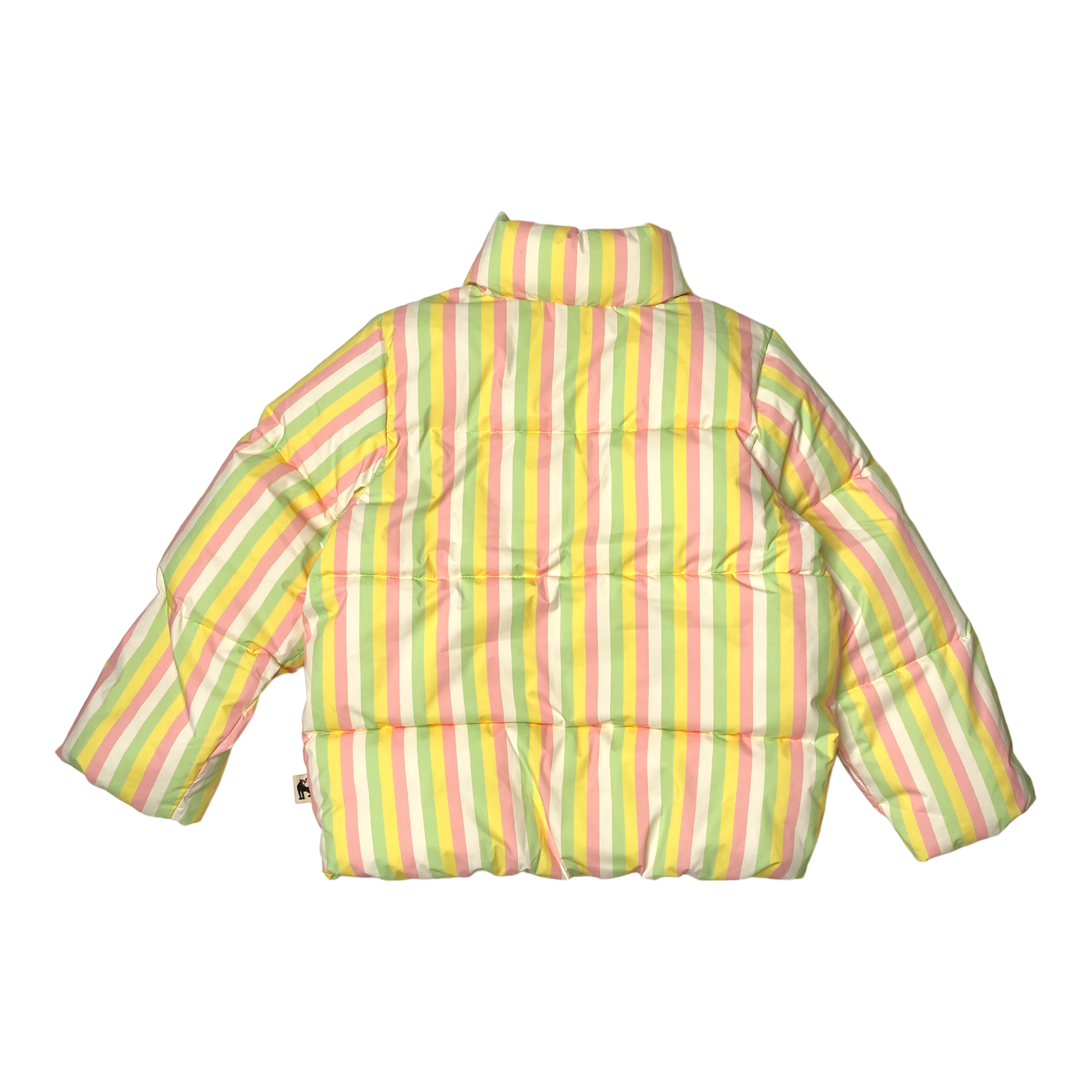 Mini Rodini city puffer jacket, stripe | 116/122cm