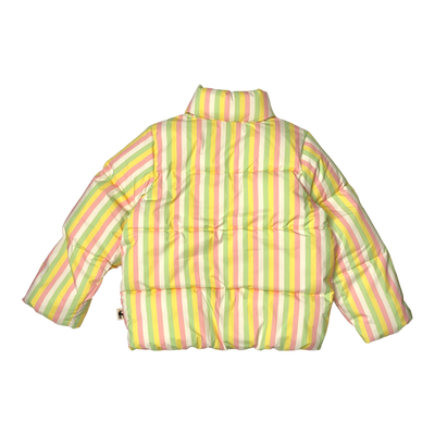 Mini Rodini city puffer jacket, stripe | 116/122cm