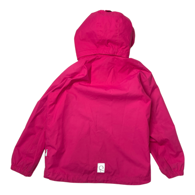 Reima shell jacket, deep pink | 128cm