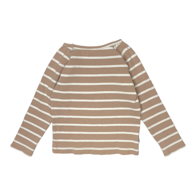 Metsola rib shirt, stripes | 104cm