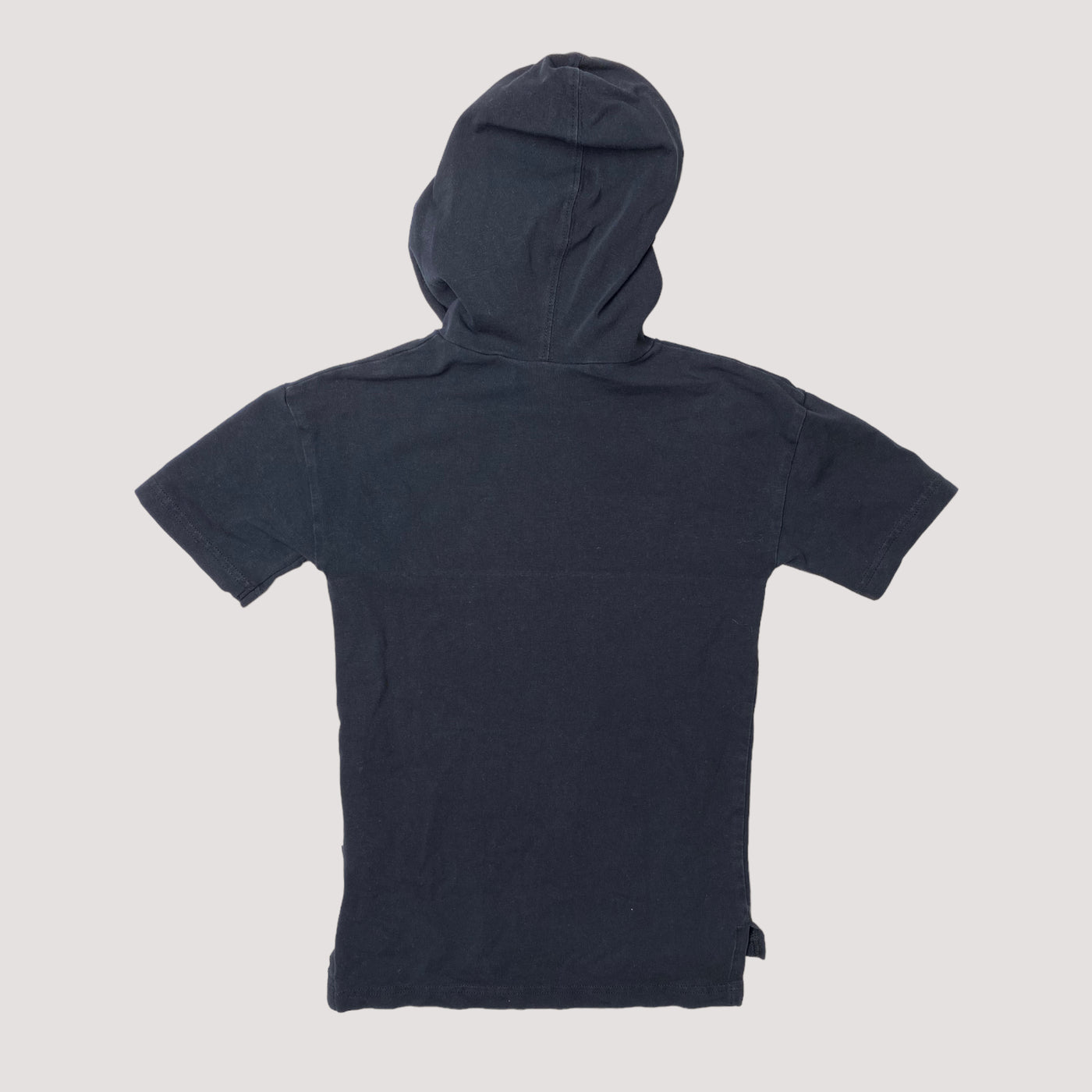 hooded t-shirt, black | 110/116cm